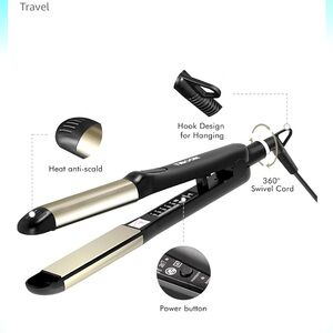 Professional digital tourmaline flat iron